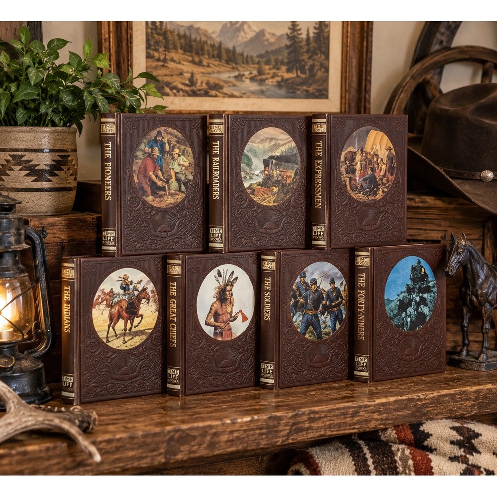 Time Life Books The Old West 7 Volume Set Vintage 1970s Western History Books